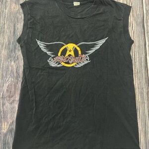 Vintage Aerosmith 1984 Back In The Saddle Tour Shirt M Single Stitch 80s